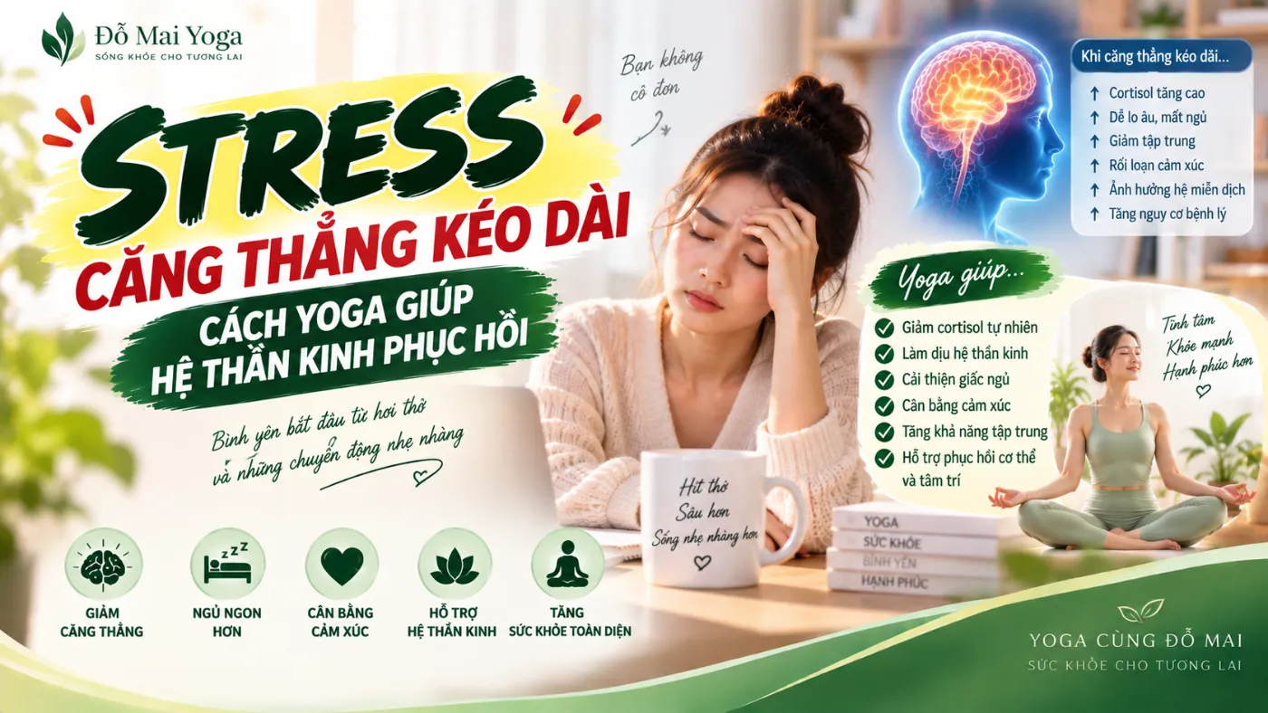 Lúc nào cũng căng như dây đàn, nghỉ ngơi rồi vẫn không thấy nhẹ?