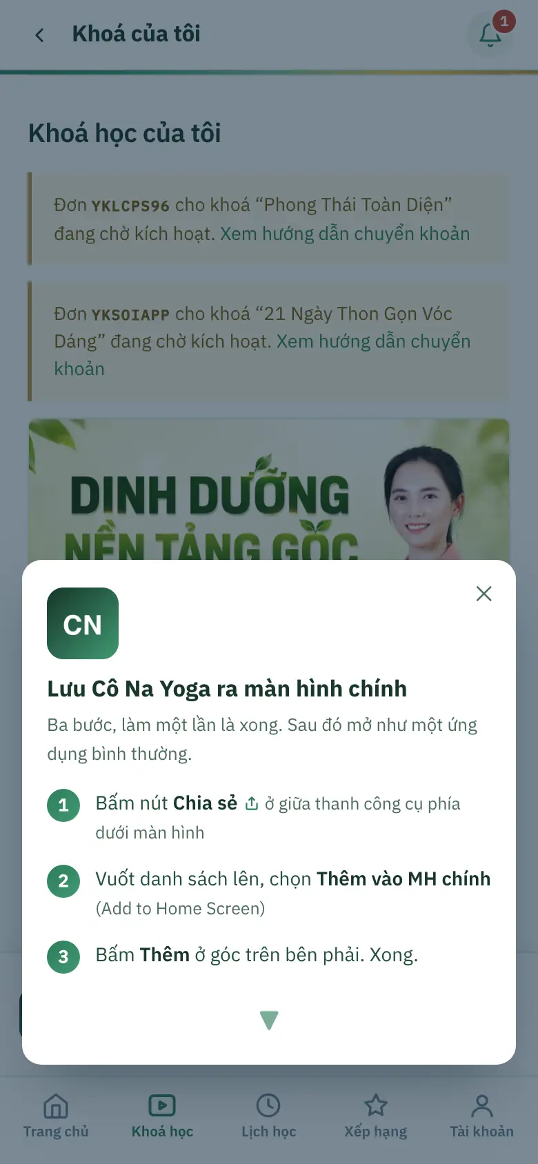 Bảng 3 bước lưu ra màn hình chính trên iPhone